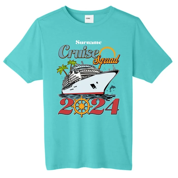 Personalized Cruise Squad Vacation Custom Name 2024 ChromaSoft Performance T-Shirt