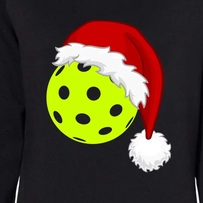 Pickleball Christmas Sana Hat Womens California Wash Sweatshirt