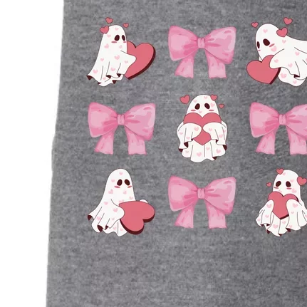 Pink Coquette Spooky Girly Halloween Doggie 3-End Fleece Hoodie