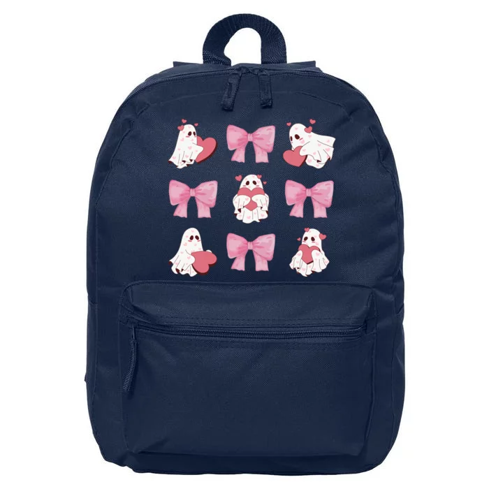 Pink Coquette Spooky Girly Halloween 16 in Basic Backpack