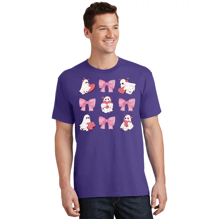 Pink Coquette Spooky Girly Halloween T-Shirt