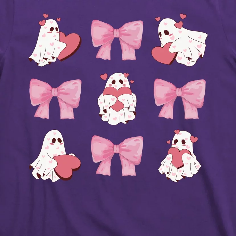 Pink Coquette Spooky Girly Halloween T-Shirt