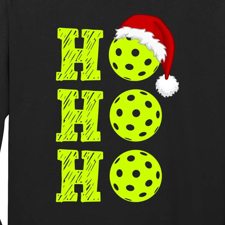 Pickleball Christmas Sana Ho Ho Ho Long Sleeve Shirt