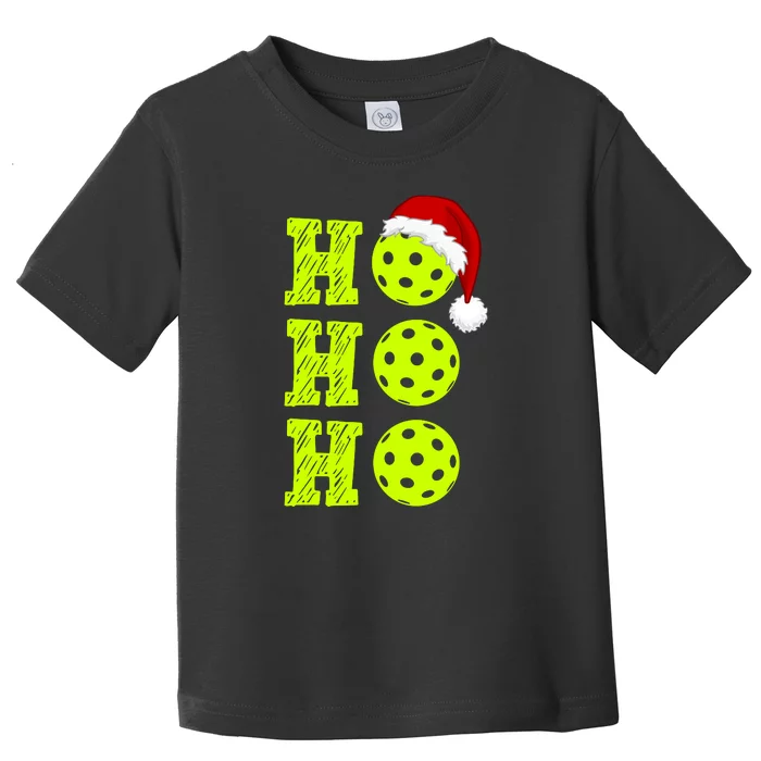 Pickleball Christmas Sana Ho Ho Ho Toddler T-Shirt