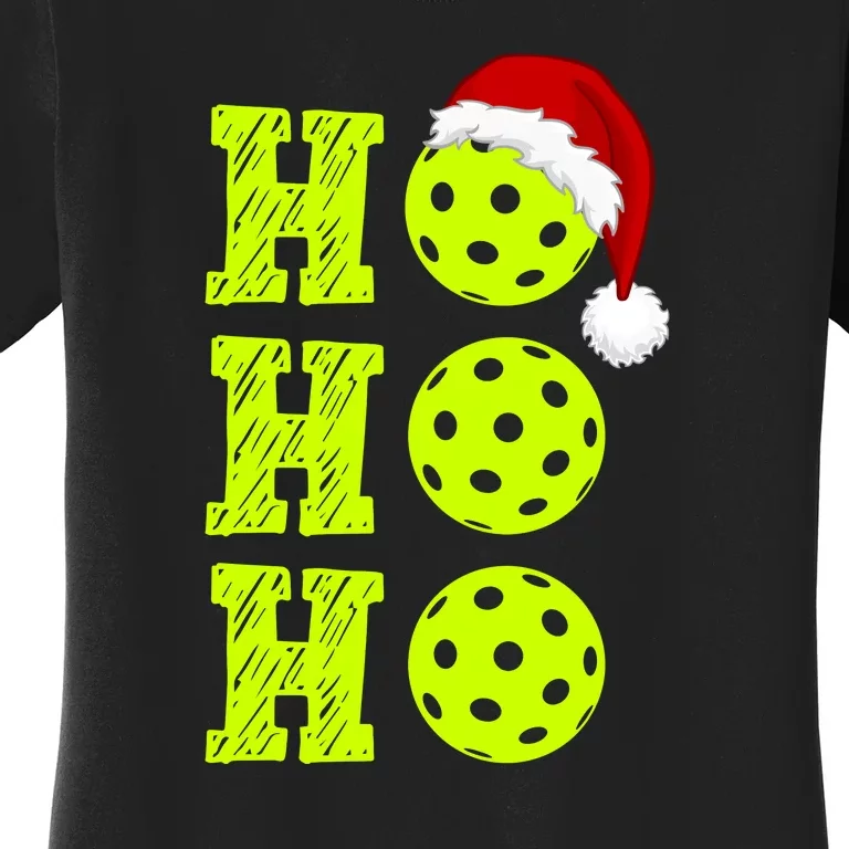 Pickleball Christmas Sana Ho Ho Ho Women's T-Shirt