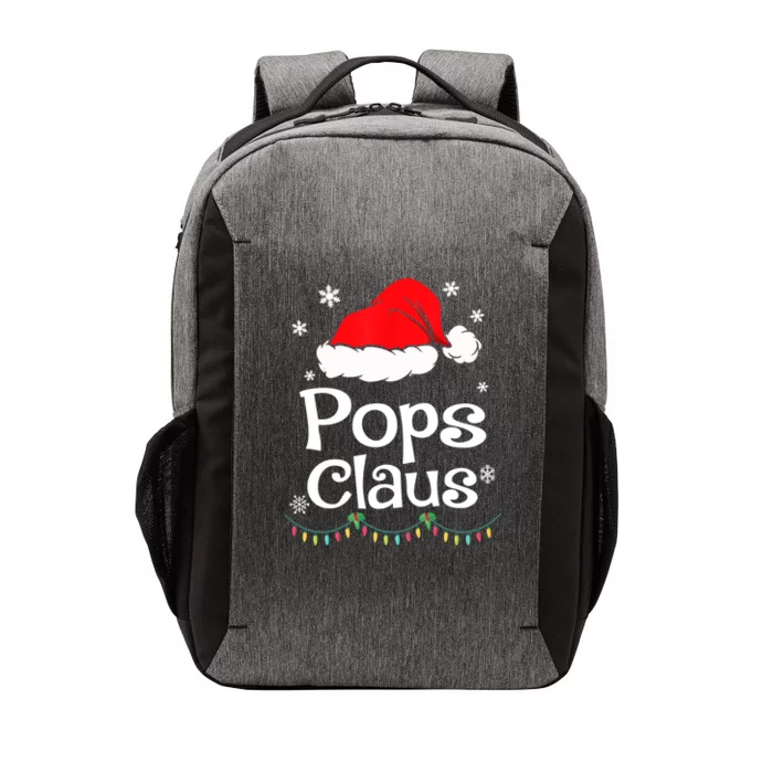 Pops Claus Santa Christmas Matching Family Pajama Funny Gift Vector Backpack