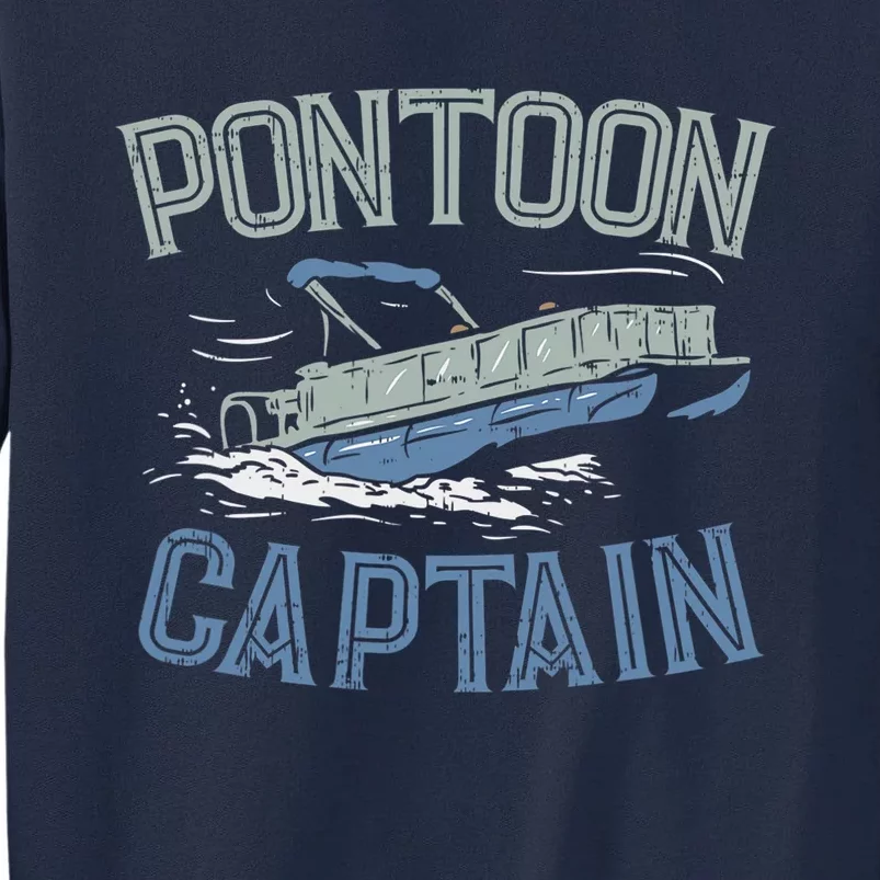 Pontoon Captain Shirt, Who's The Captain Of This Ship? Tall Sweatshirt