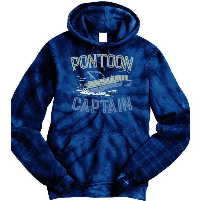 Pontoon Captain Shirt, Who's The Captain Of This Ship? Tie Dye Hoodie