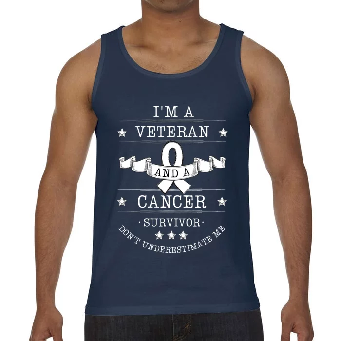 Prostate Cancer Survivor Veteran Chemotherapy Warrior Comfort Colors® Tank Top