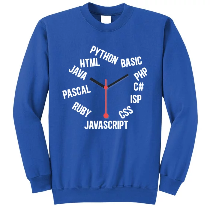 Programmer Clock Software Developer Computer Engineer Coder Gift Sweatshirt