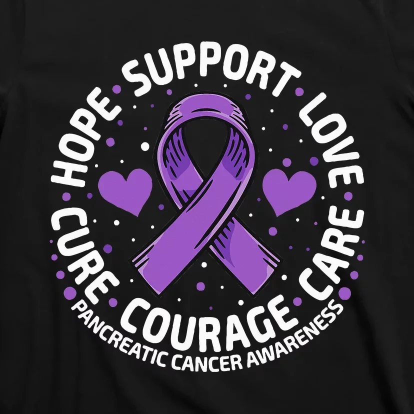 Pancreatic Cancer Support Family Pancreatic Cancer Awareness T-Shirt