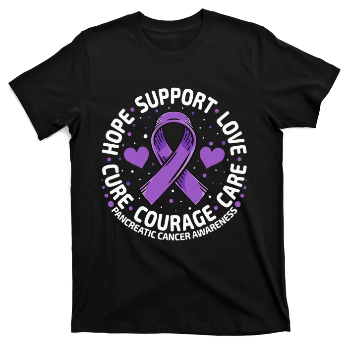 Pancreatic Cancer Support Family Pancreatic Cancer Awareness T-Shirt