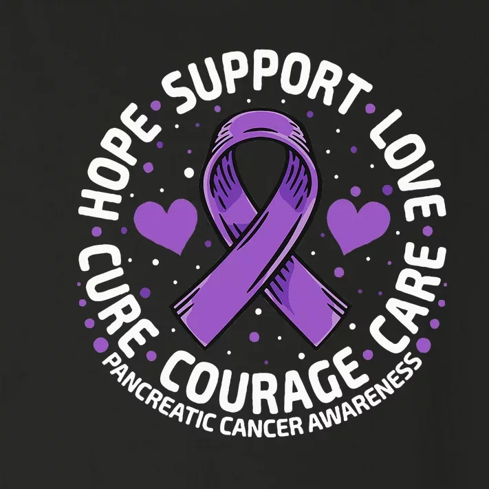 Pancreatic Cancer Support Family Pancreatic Cancer Awareness Toddler Long Sleeve Shirt