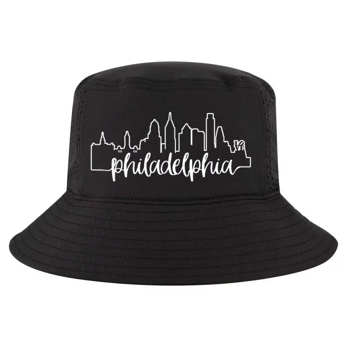 Philadelphia City Skyline Cute Philly Love Gift Cool Comfort Performance Bucket Hat