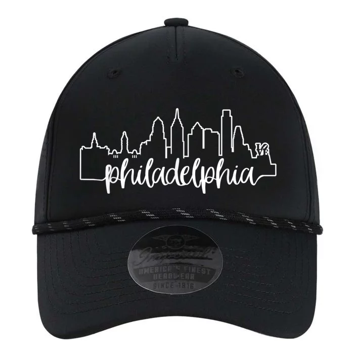 Philadelphia City Skyline Cute Philly Love Gift Performance The Dyno Cap