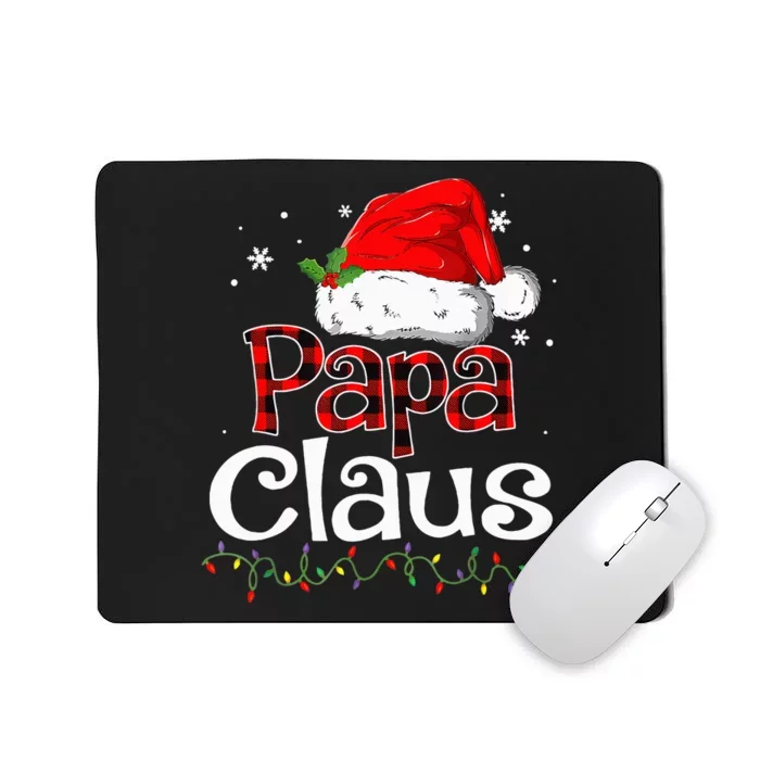 Papa Claus Santa Funny Christmas Pajama Matching Family Mousepad