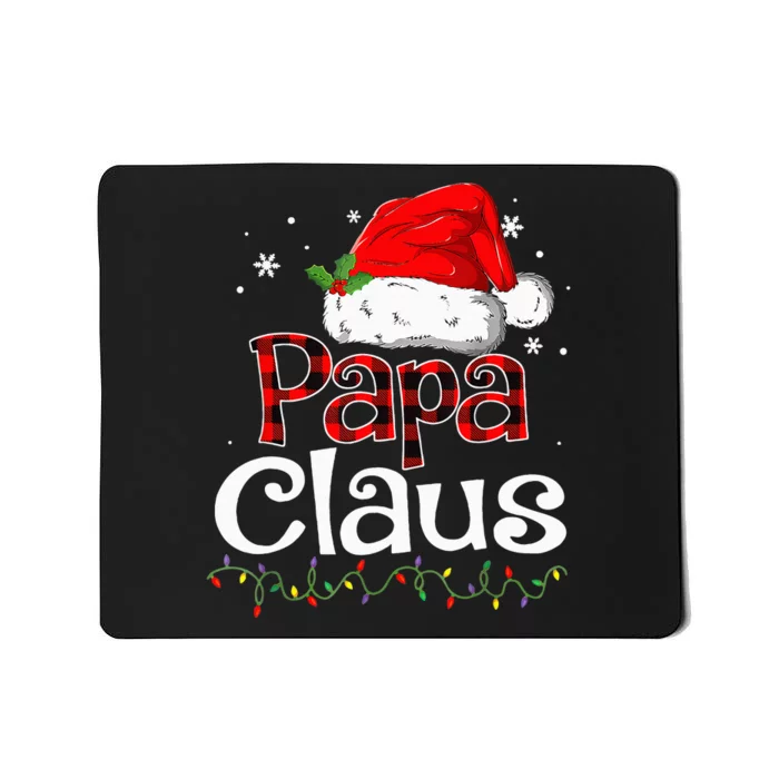 Papa Claus Santa Funny Christmas Pajama Matching Family Mousepad