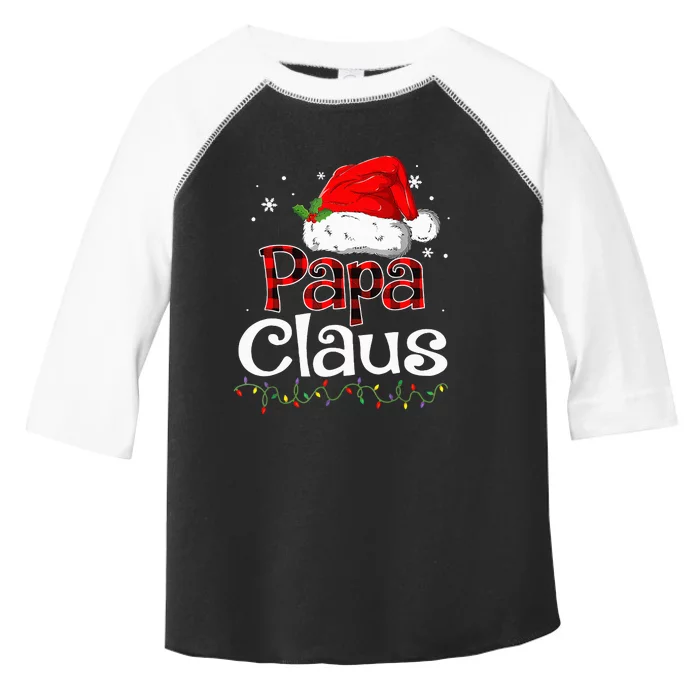 Papa Claus Santa Funny Christmas Pajama Matching Family Toddler Fine Jersey T-Shirt