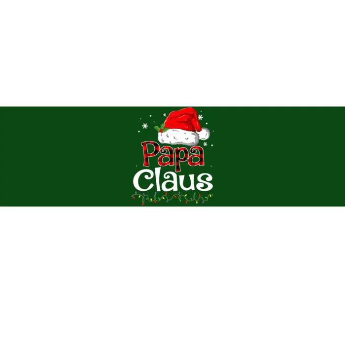 Papa Claus Santa Funny Christmas Pajama Matching Family Bumper Sticker