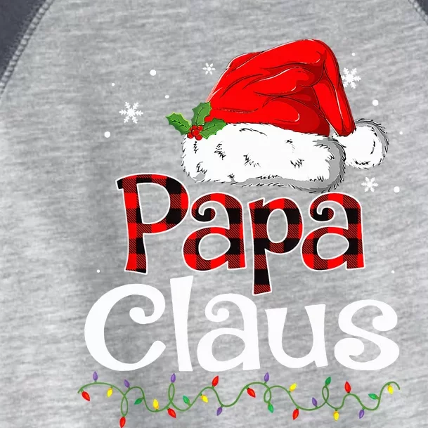 Papa Claus Santa Funny Christmas Pajama Matching Family Toddler Fine Jersey T-Shirt