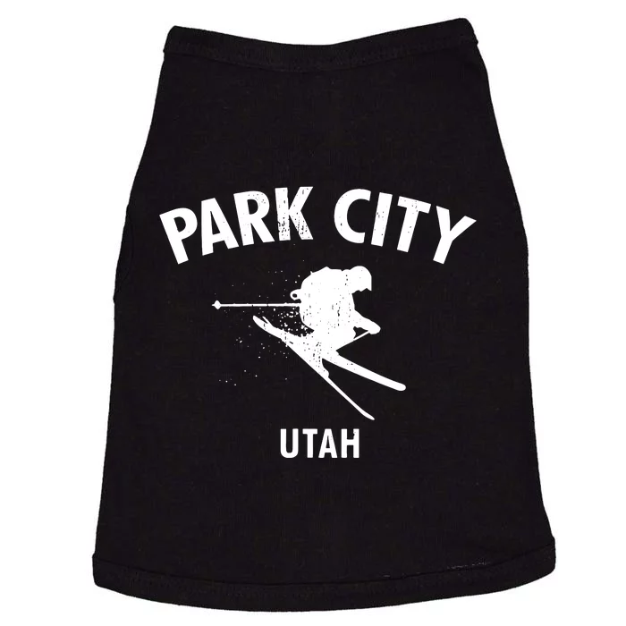 Park City Skiing Ski Utah Gift Funny Doggie Tank