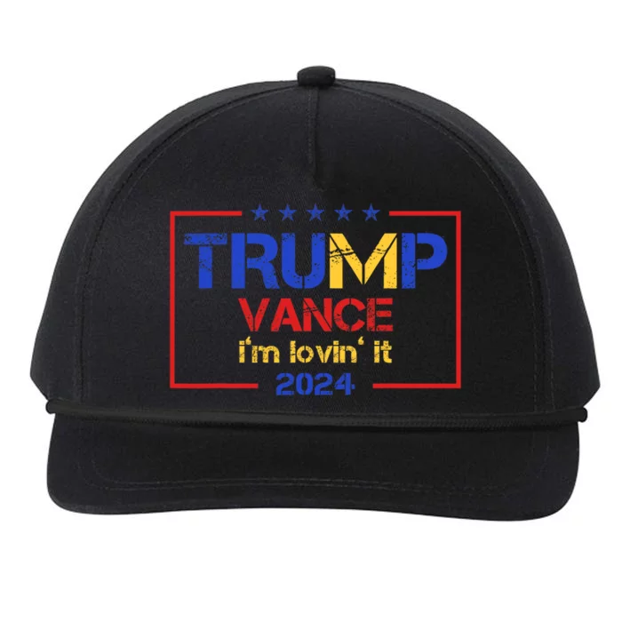 Patriotic Campaign Slogan Graphic Snapback Five-Panel Rope Hat