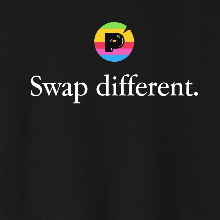 Pond Coin Swap Different Women's Crop Top Tee