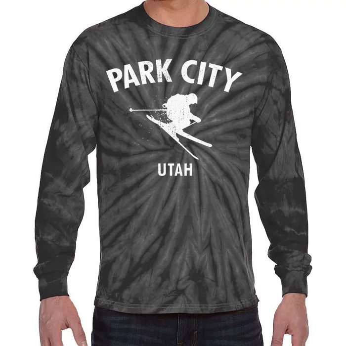 Park City Skiing Tie-Dye Long Sleeve Shirt