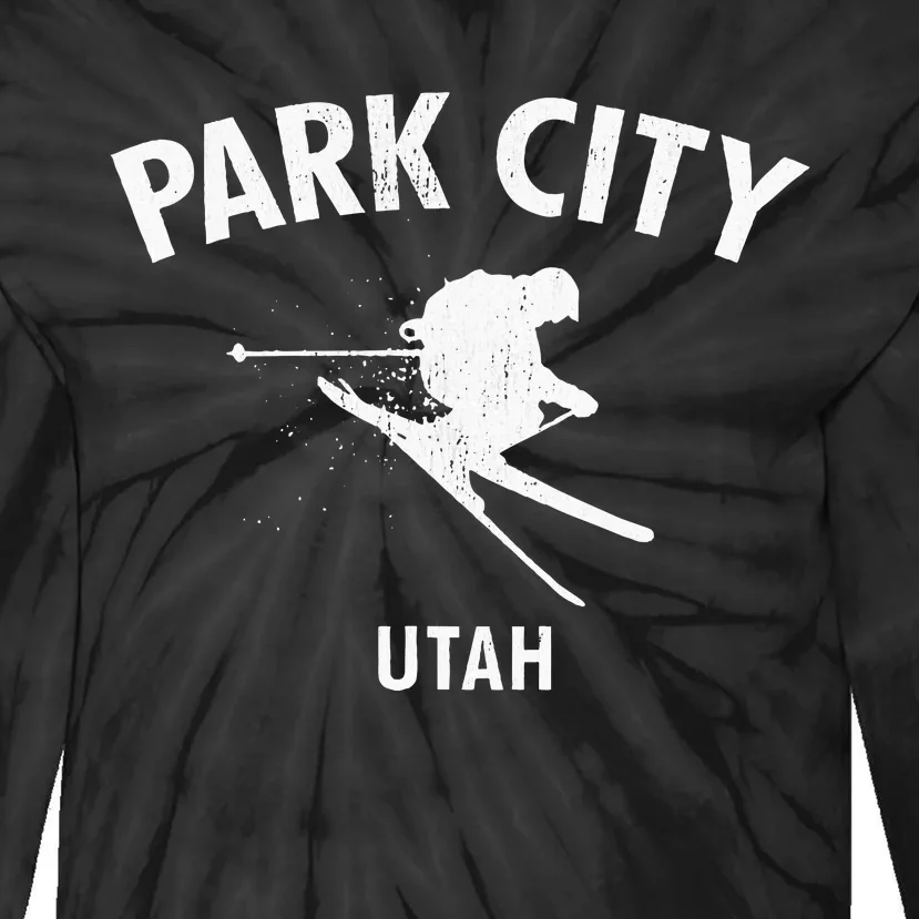 Park City Skiing Tie-Dye Long Sleeve Shirt