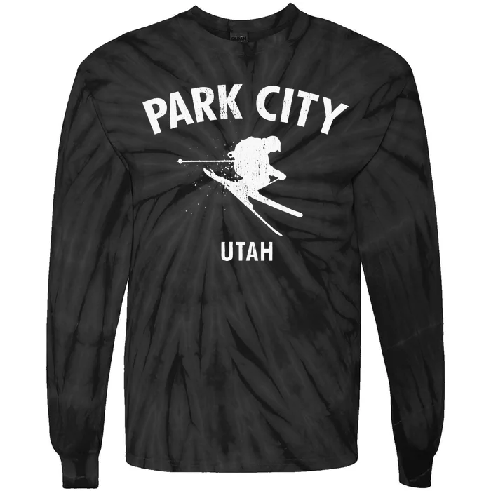 Park City Skiing Tie-Dye Long Sleeve Shirt