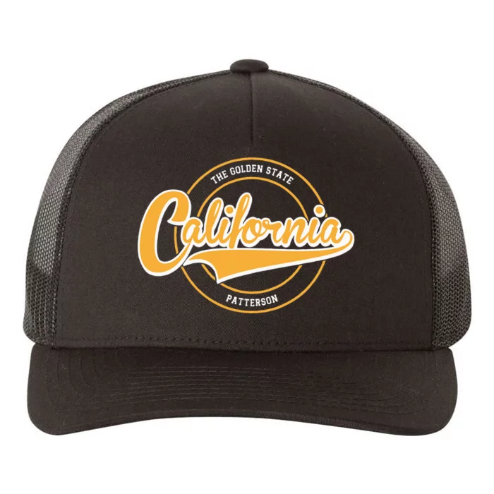 Patterson California State Motto Hometown Yupoong Adult 5-Panel Trucker Hat