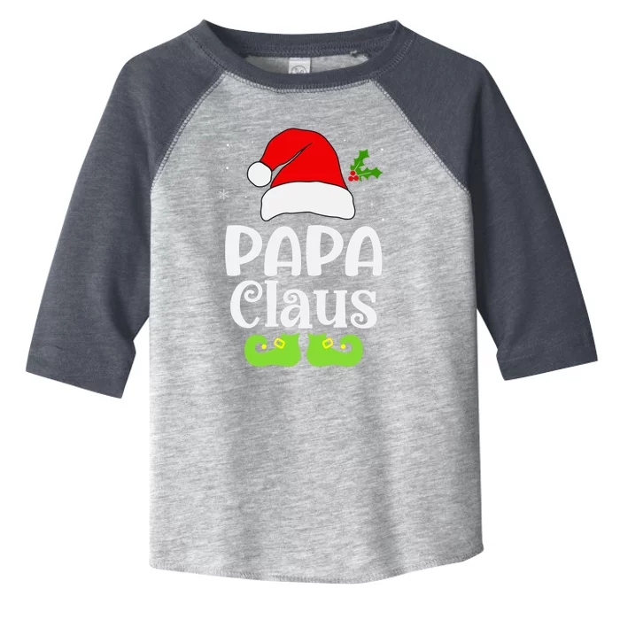 Papa Claus Santa Christmas Matching Family Pajama Gift Toddler Fine Jersey T-Shirt