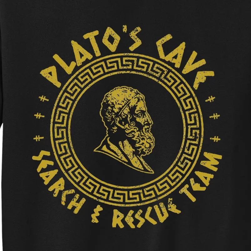 PlatoS Cave Search And Rescue Teams Funny Philosophy Sweatshirt