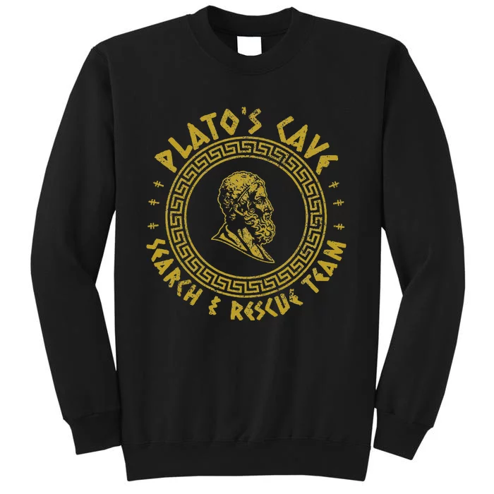 PlatoS Cave Search And Rescue Teams Funny Philosophy Sweatshirt