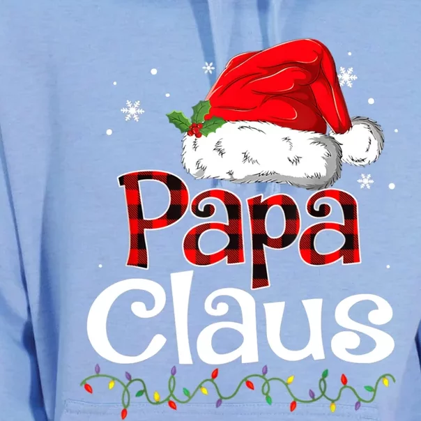 Papa Claus Santa Funny Christmas Pajama Matching Family Great Gift Unisex Surf Hoodie