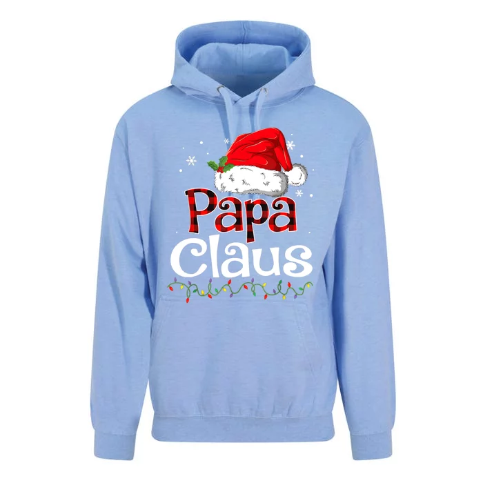 Papa Claus Santa Funny Christmas Pajama Matching Family Great Gift Unisex Surf Hoodie