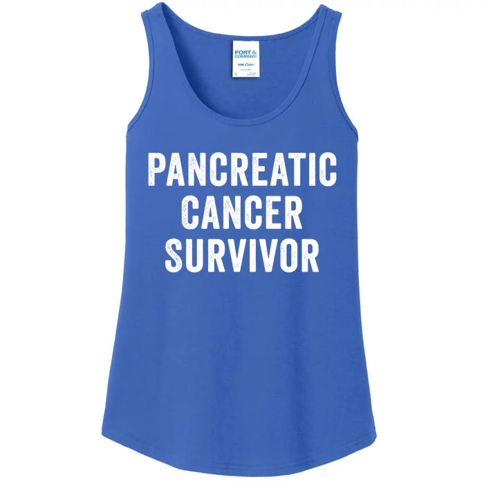 Pancreatic Cancer Survivor Gift Ladies Essential Tank