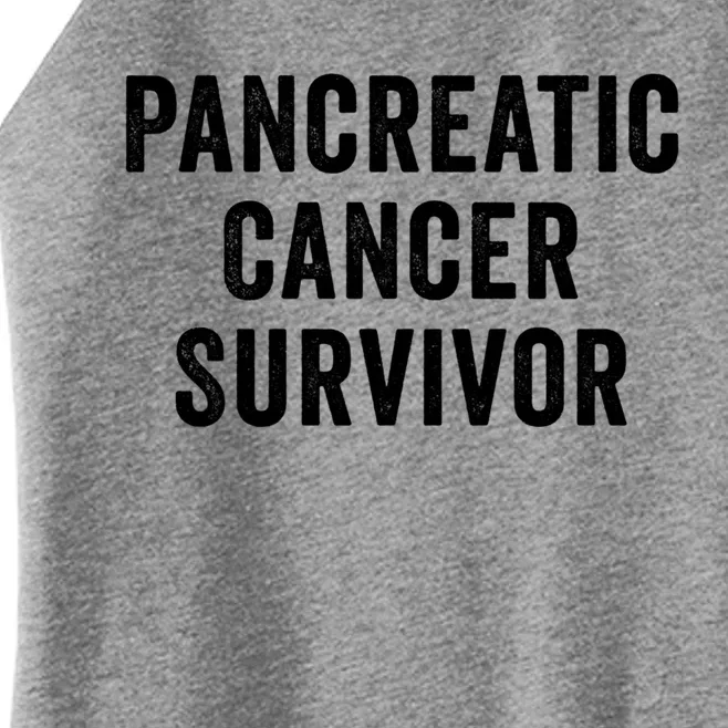 Pancreatic Cancer Survivor Gift Women’s Perfect Tri Rocker Tank