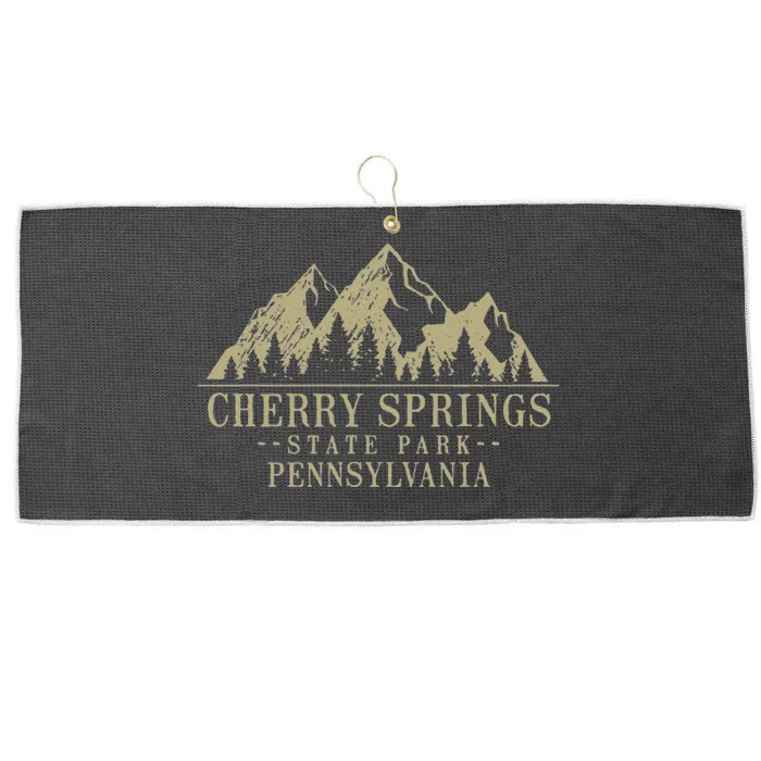 Pennsylvania Cherry Springs State Park Large Microfiber Waffle Golf Towel