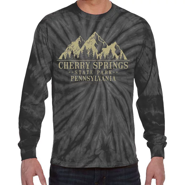 Pennsylvania Cherry Springs State Park Tie-Dye Long Sleeve Shirt