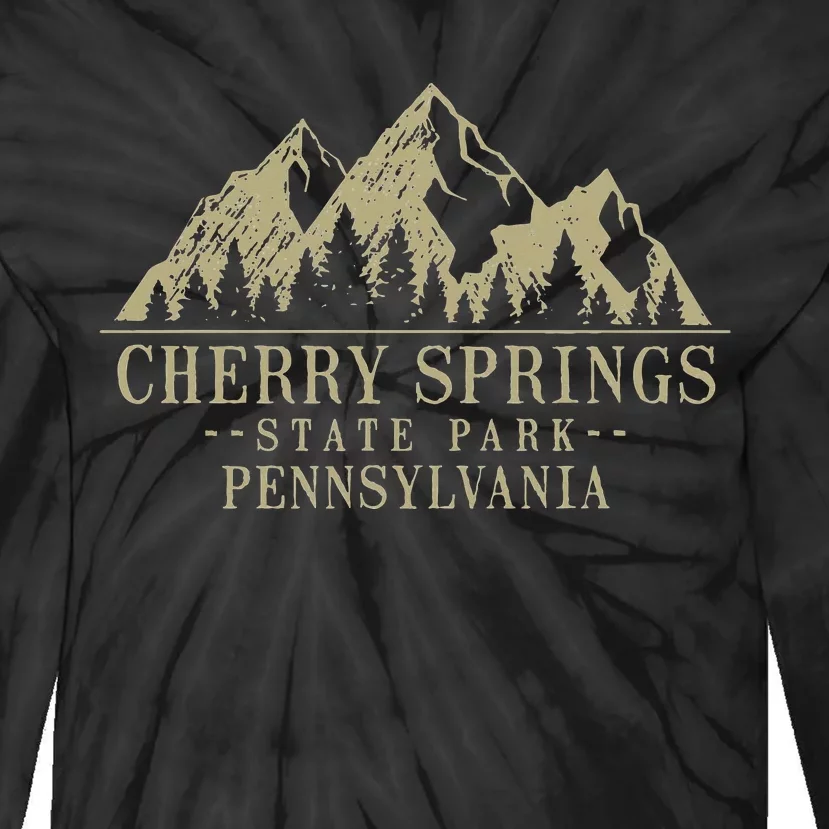 Pennsylvania Cherry Springs State Park Tie-Dye Long Sleeve Shirt