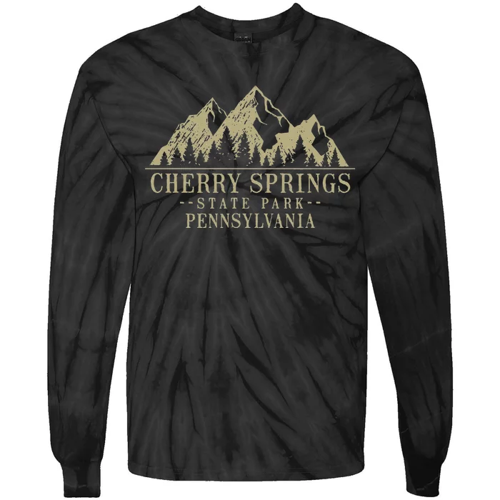 Pennsylvania Cherry Springs State Park Tie-Dye Long Sleeve Shirt