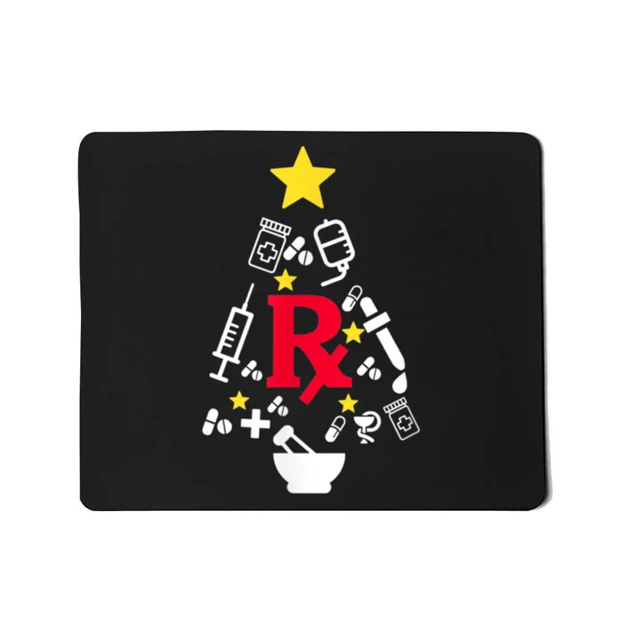 Pharmacy Christmas Tree Mousepad