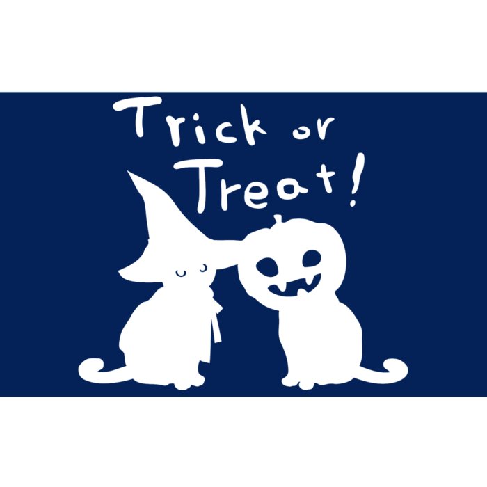 Pumpkin Cat Trick Or Treat Bumper Sticker