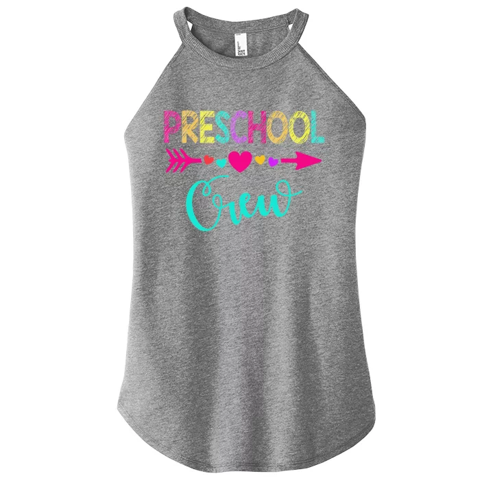 Preschool Crew Teacher 1st Day Of School Women’s Perfect Tri Rocker Tank