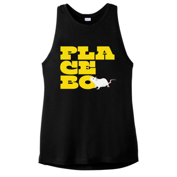 Placebo Clinical Trial Study Experiment Flowers Lab Rat Ladies Tri-Blend Wicking Tank