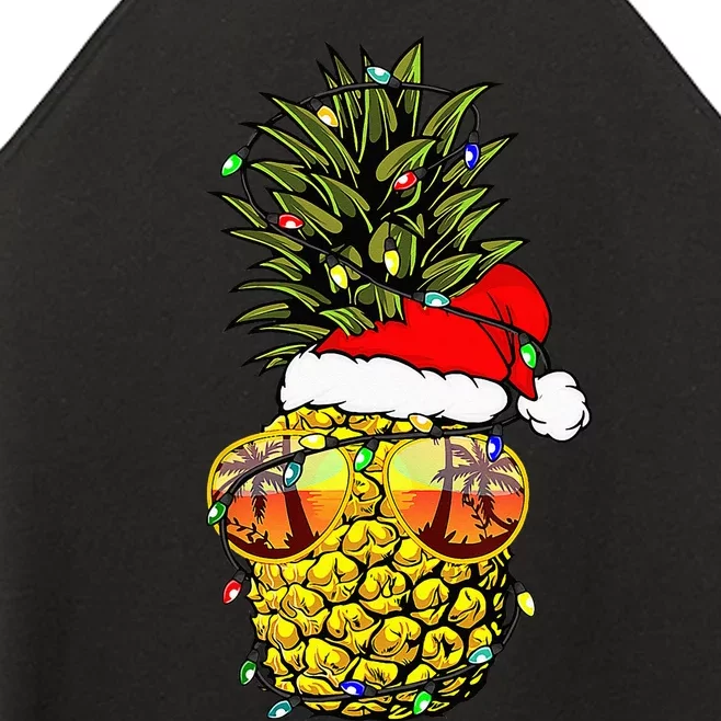 Pineapple Christmas Tree or Christmas in July Pineapple Women’s Perfect Tri Rocker Tank