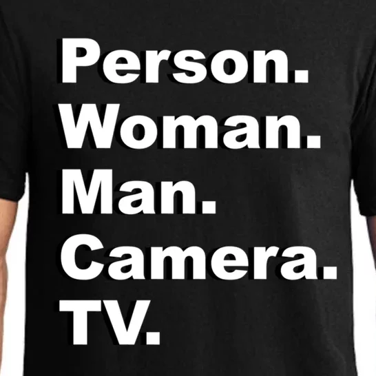 Person Camera Tv Trump Biden 2020 Gift Pajama Set