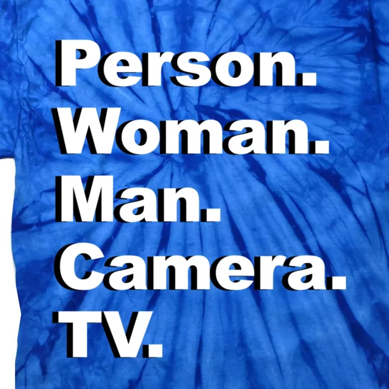 Person Camera Tv Trump Biden 2020 Gift Tie-Dye T-Shirt