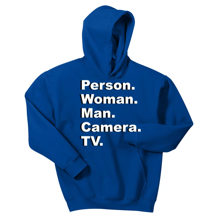 Person Camera Tv Trump Biden 2020 Gift Kids Hoodie